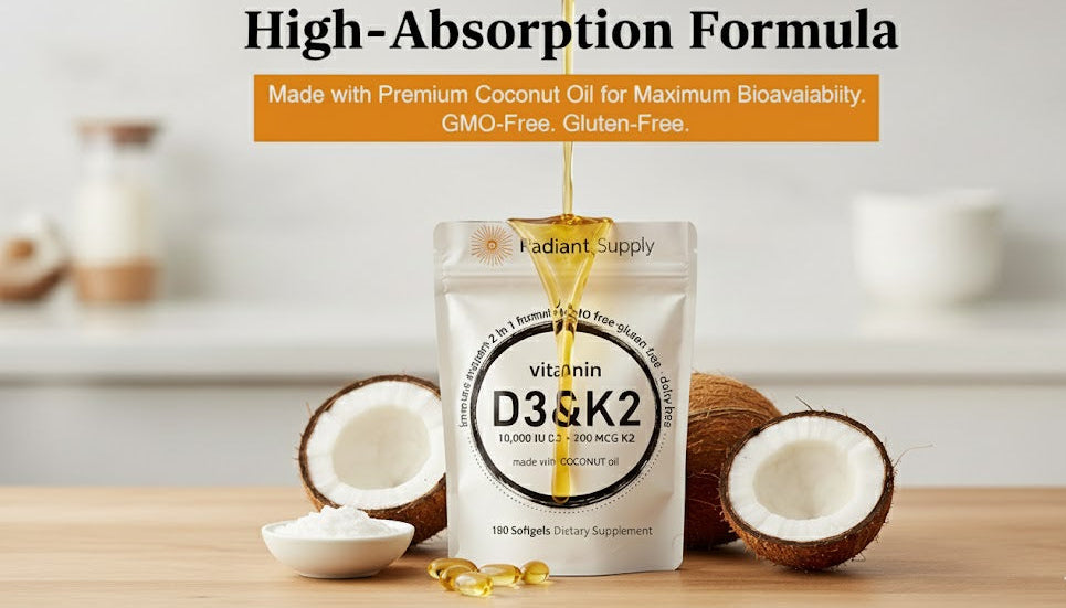 Radiant Supply: Total Structural Defense (D3 + K2)